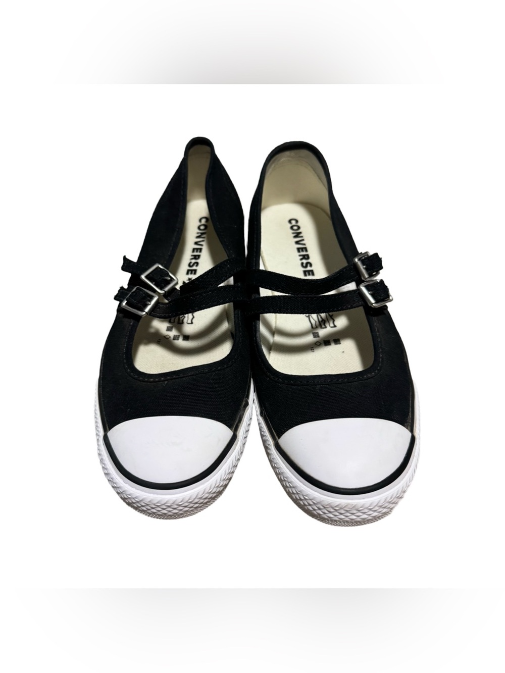 Converse Chuck Taylor All Star Dainty Mary Jane Shoe Women's 9 Black Sneaker - Picture 4 of 7